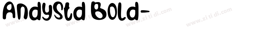 AndyStd Bold字体转换